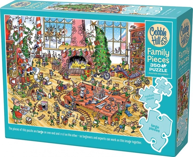 Family Puzzle by Cobble Hill - Busy Elves