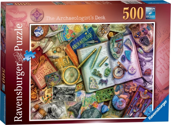 Ravensburger Archaeologist's Desk 500 Piece Puzzle