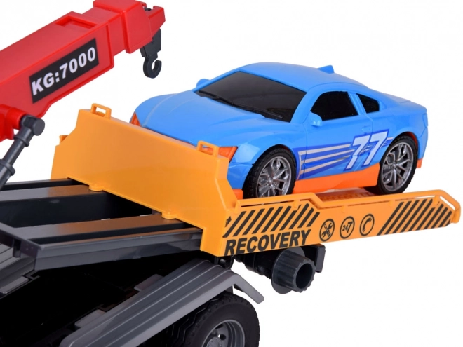 Hracia súprava odťahovacia služba s auto svetlo a zvuk