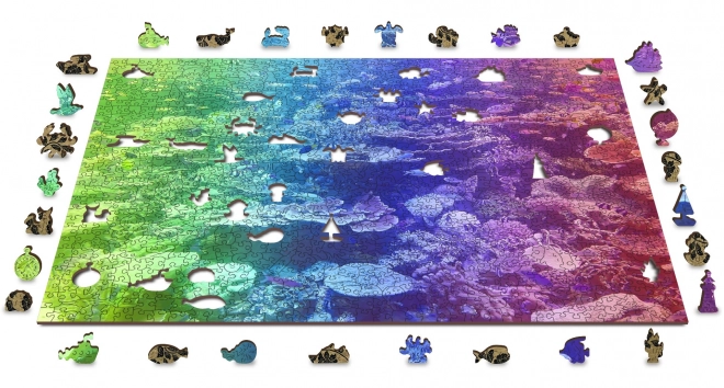 Wooden Coral Reef Puzzle 2-in-1 by Wooden City