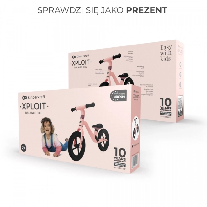 Xploit Balance Bike Bubblegum Pink