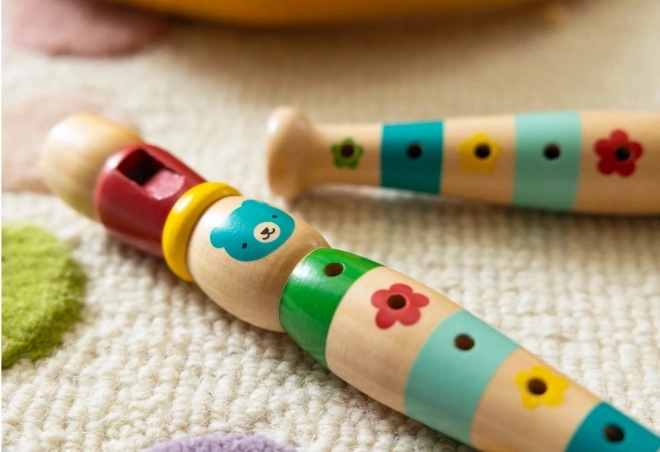 Wooden Flute Petit Collage