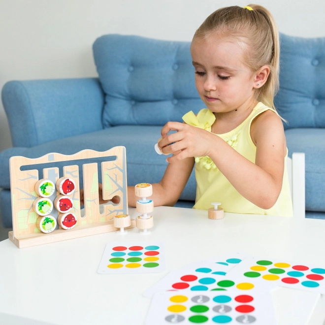 Wooden Motor Skills Game - Birds and Cats