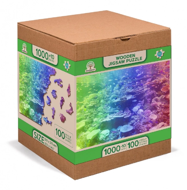 Wooden Coral Reef Puzzle 2-in-1 by Wooden City