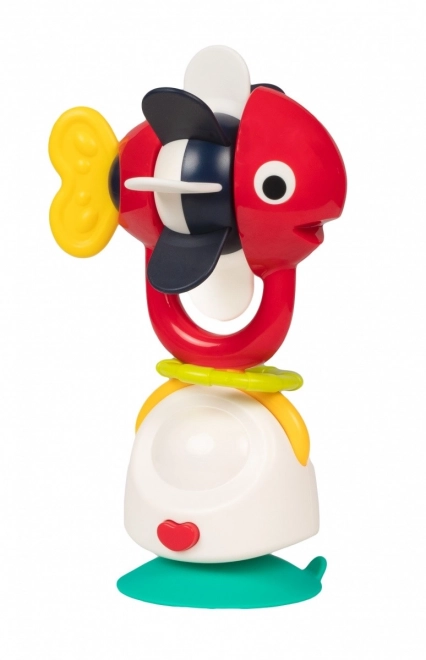 Rattle Toy with Suction Fish Design