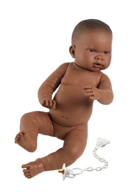 Realistic Black Newborn Doll by Llorens