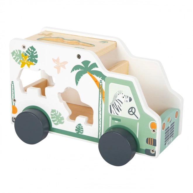 Small Foot Safari Shape Sorter Car