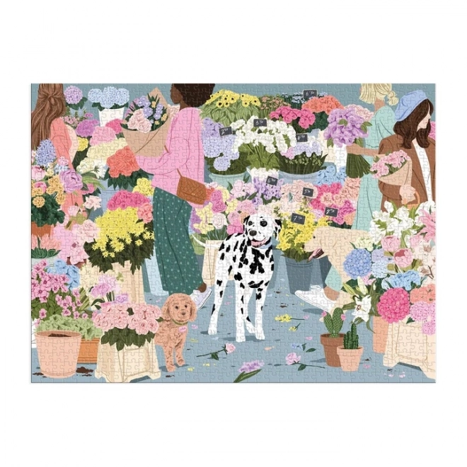 Flower Market Puzzle 1000 Pieces