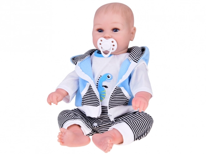 Realistic Baby Boy Doll With Interactive Features