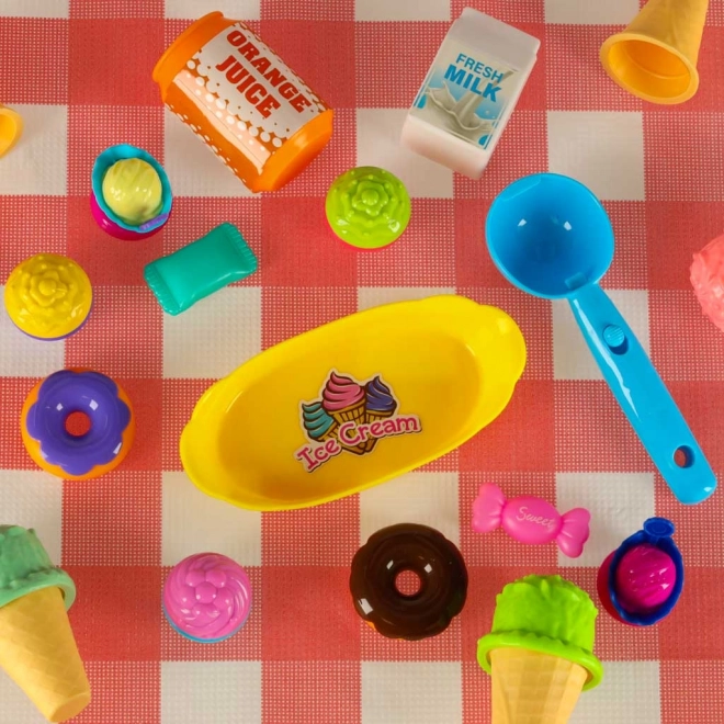 Cesto da picnic con dessert