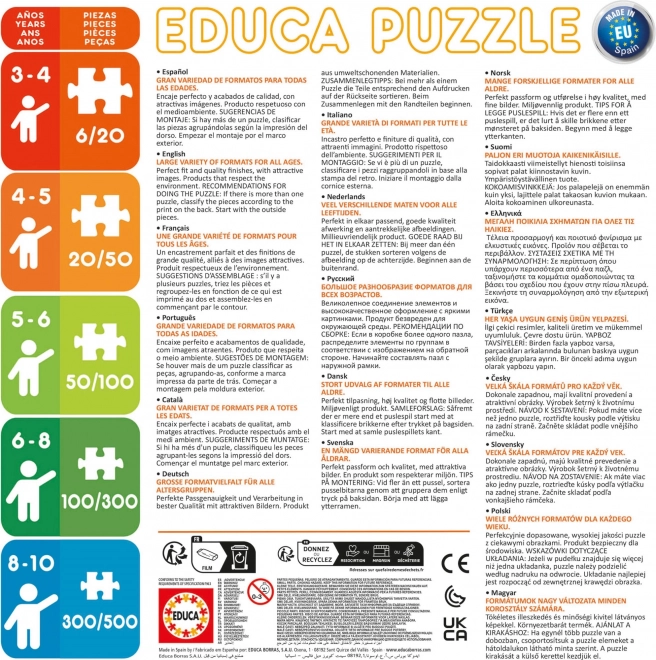 Educa Outside Inside House Puzzle