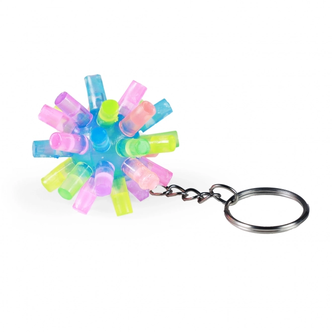 Keychain with Colorful Spikes