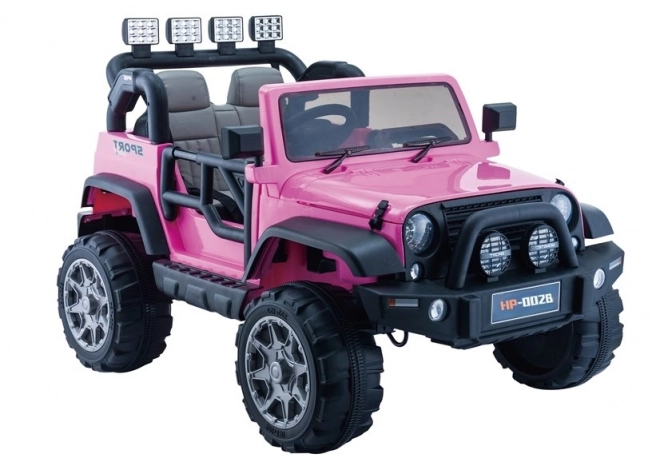 Pink Jeep Ride-On Car for Kids