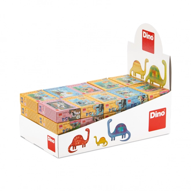 Dino paper puzzle little mole 54 pieces