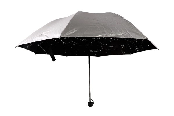 Silver Constellation Folding Umbrella for Adults