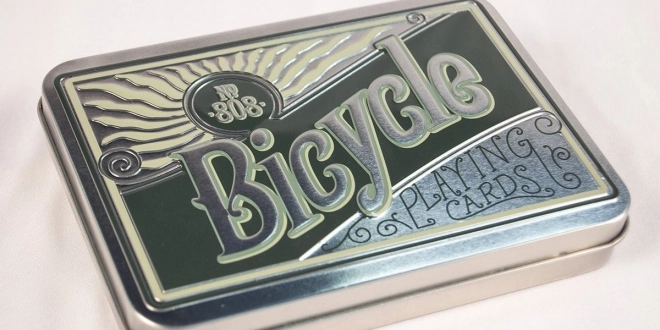 Bicycle Retro Gift Set with Two Decks in Collectible Tin