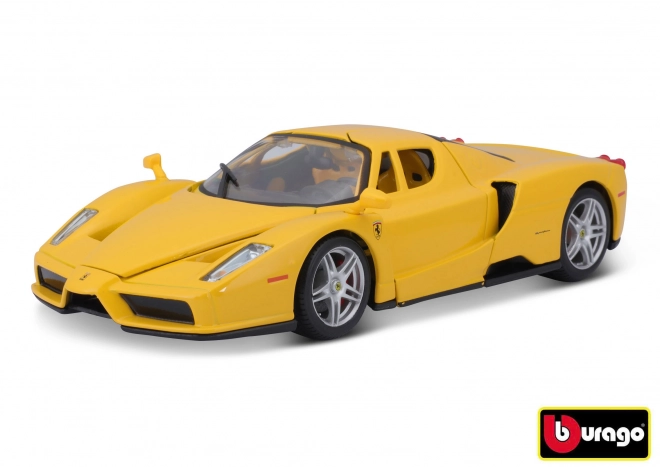 Ferrari Enzo Yellow Diecast Model by Bburago