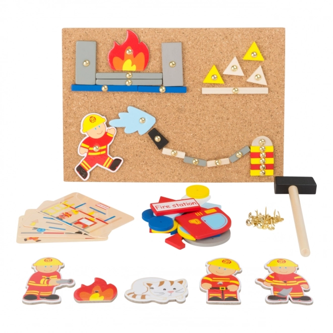 Creative Hammering Firefighters Game Small Foot