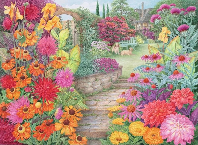 Ravensburger Puzzle Beautiful Gardens 4x500 Pieces