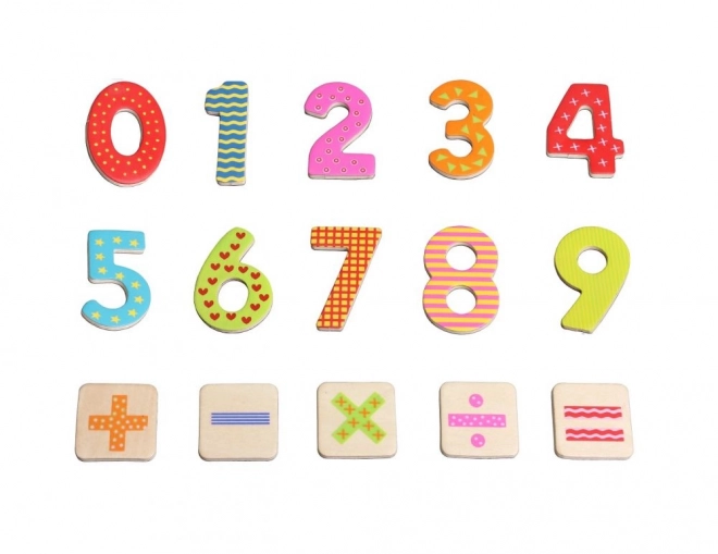 Magnetic Wooden Numbers