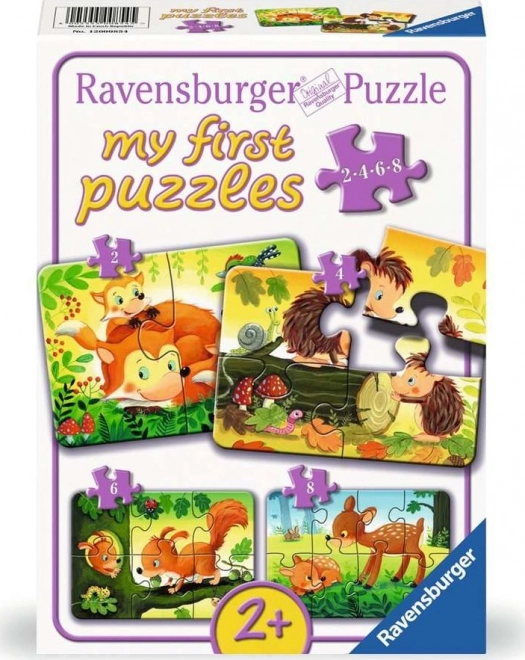 My First Puzzle Forest Animals 4 in 1 Set