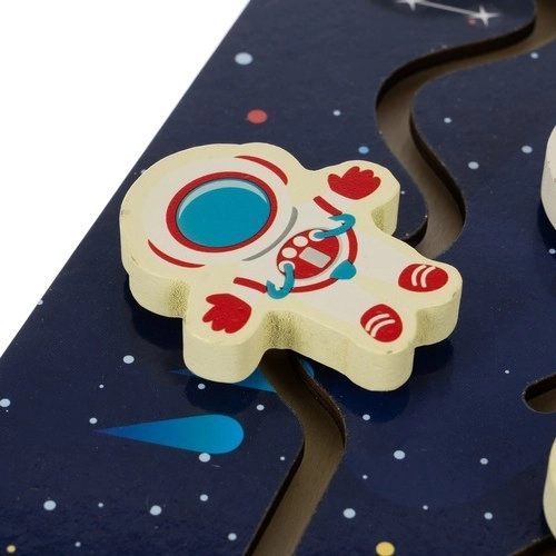 Wooden Montessori Solar System Puzzle