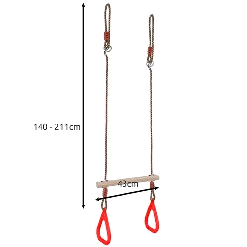 Kruzzel Children's Trapeze Swing