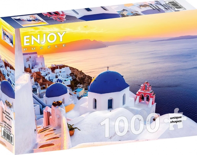 Sunrise Over Santorini Puzzle