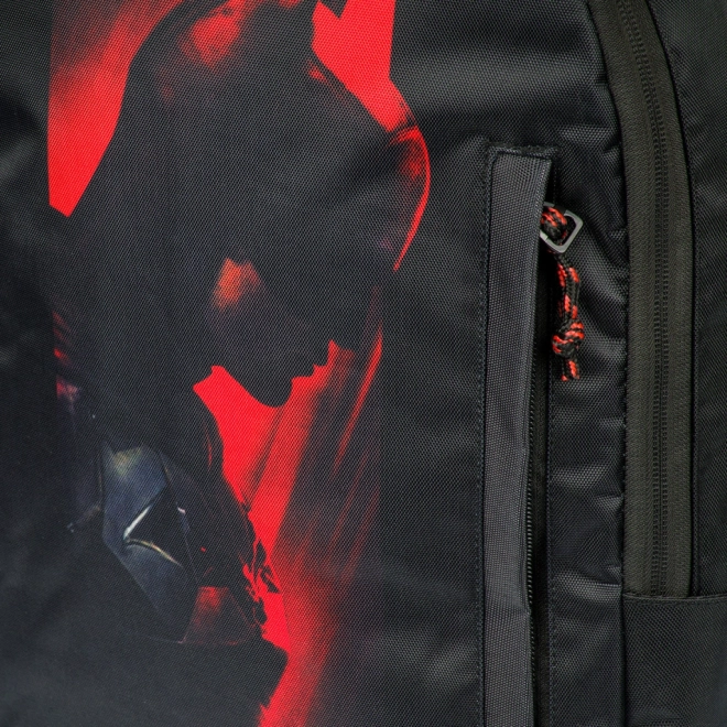 Baagl Earth Batman Red Backpack