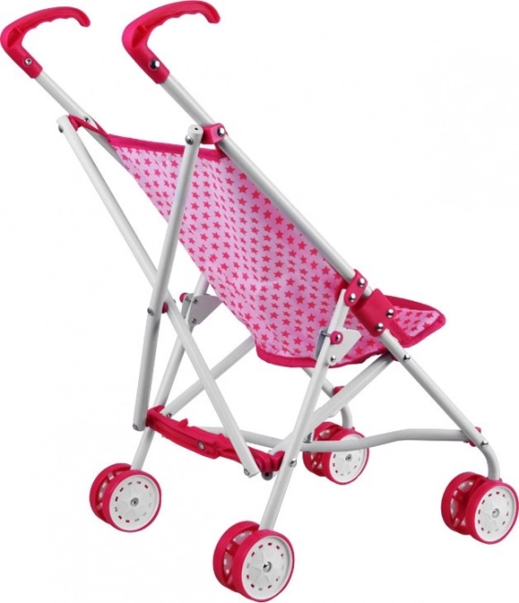 Lightweight Doll Stroller with Star Pattern