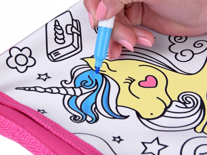 Unicorn Painting Bag with Markers