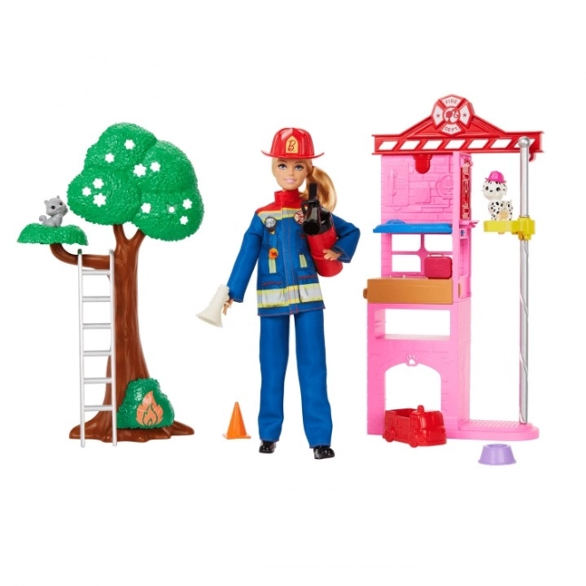 Barbie Firefighter Doll with Accessories