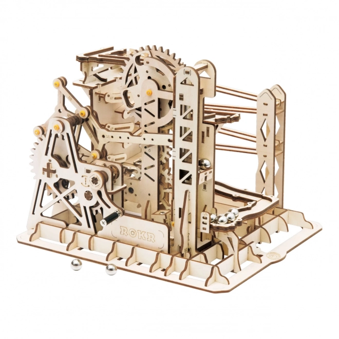 Robotime Rokr 3D Wooden Puzzle Marble Run: Explorer