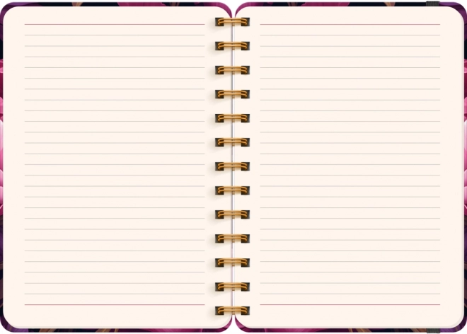 Notique Spiral 18-Month Planner - Purple Flowers 2024/2025