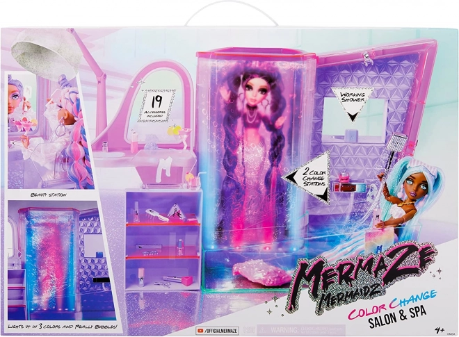 585220EUC Mermaze Mermaidz Salon Playset