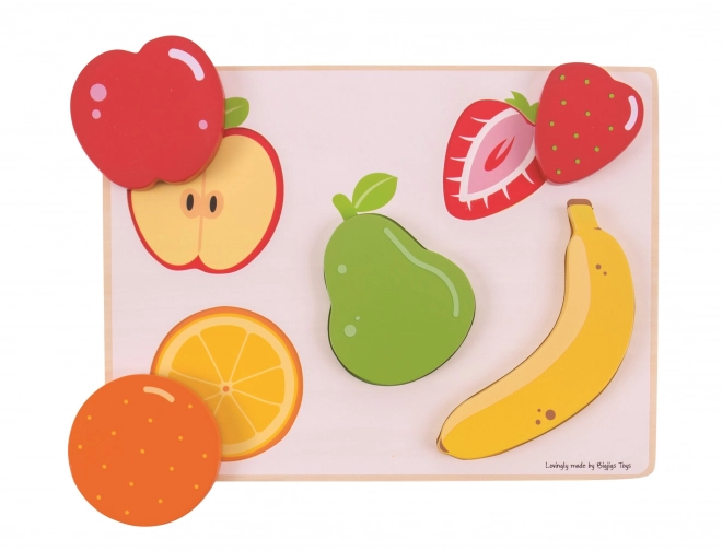 Bigjigs Toys Wooden Insert Puzzle - Fruits