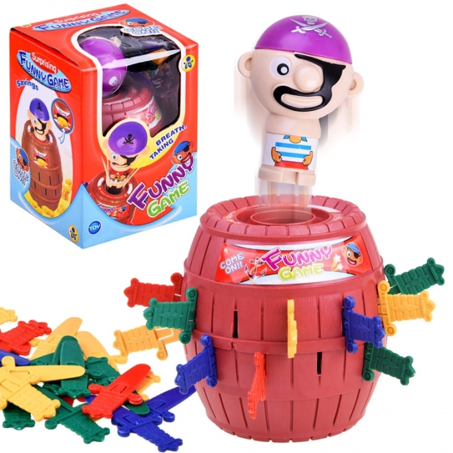 Pirate Barrel Game and Coin Bank