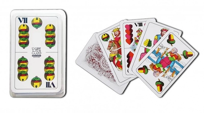 Mariáš Playing Cards with Lace Back Design