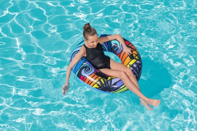 Bestway Castaway Swimming Ring Blue