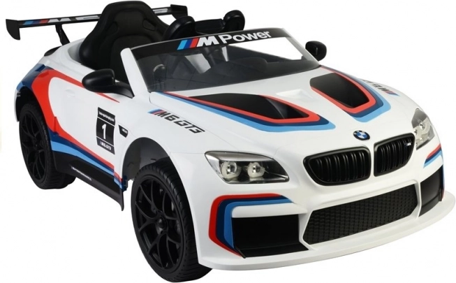 Auto a batteria BMW M6 GT3 Bianco