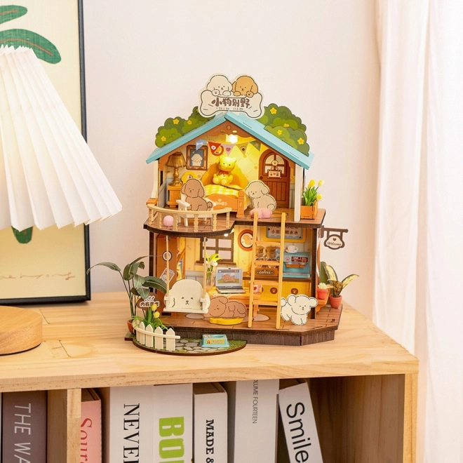 Kis házikó miniatűr Kiskutyaház
