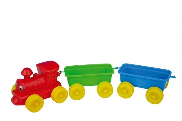 Plastic Train Set with 2 Carriages