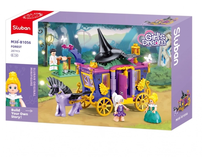 Sluban Girls Dream Magical Unicorn Carriage