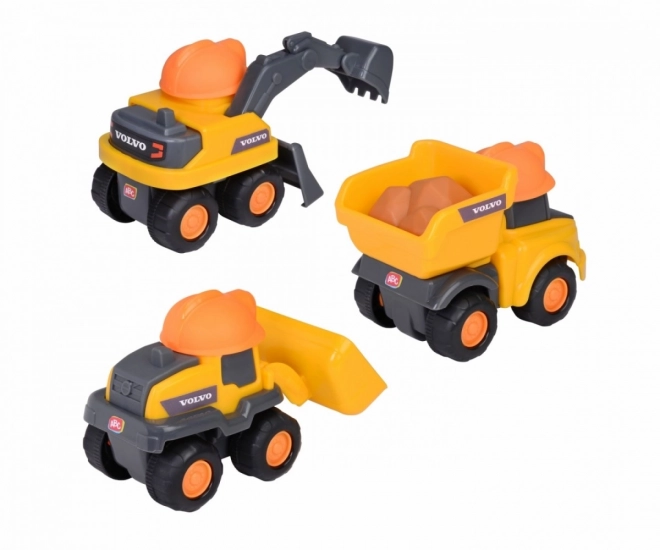 Volvo Construction Vehicle Toy Set