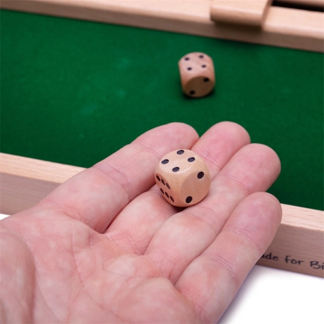 Wooden Shut the Box Game by Bigjigs Toys