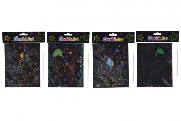 Kras-en Krabbel Afbeeldingen - creatieve set voor kinderen