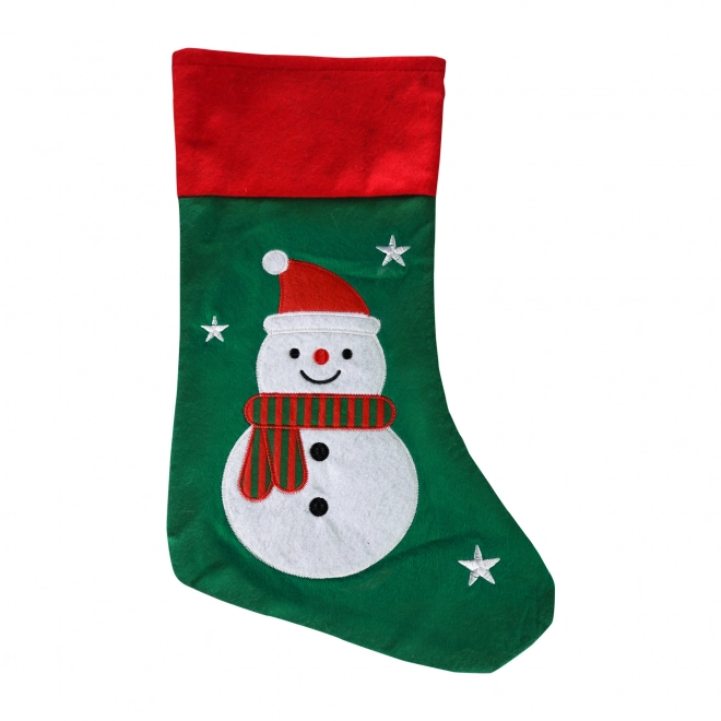 Christmas Stocking with Snowman