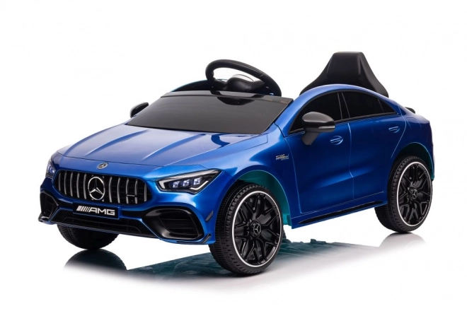 Blue Lacquered 4x4 Mercedes CLA 45s AMG Electric Car