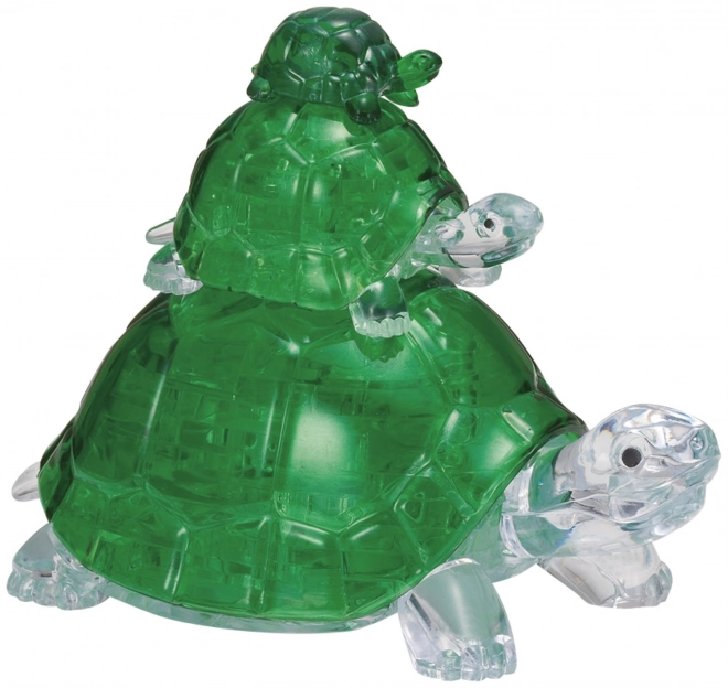 3d Crystal Puzzle Turtles 37 Pieces