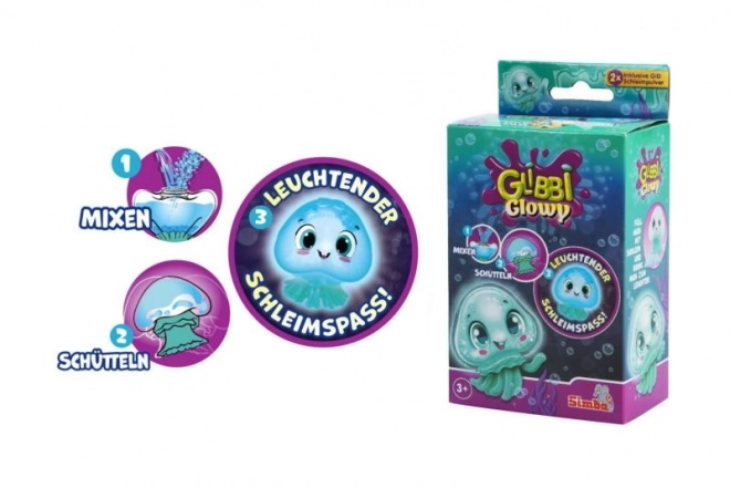 Glibbi Glowy Jellyfish – Glow-in-the-Dark Slime Set